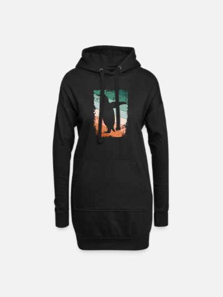 Pinguin Pinguine - Hoodie-kjole - sort
