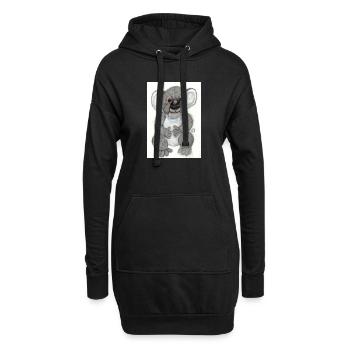 Koala - Sweat-shirt à capuche long Femme - noir - Devant