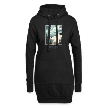 Rügen Baltic Sea | Vintage Travel Poster - Hoodie Dress - black - Front