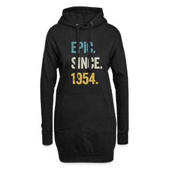 70. Geburtstag 70 Jahre Epic Since 1954 - Hoodie-Kleid - Schwarz - Vorne