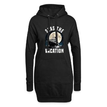 Seas The Vacation Cruise Ship Vacation Group - Hoodie-Kleid - Schwarz - Vorne