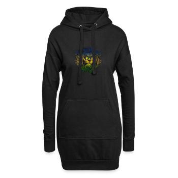 Ogonis - Sweat-shirt à capuche long Femme - noir - Devant