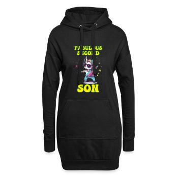Fabuleux deuxième fils frères et sœurs plus jeunes - Sweat-shirt à capuche long Femme - noir - Devant