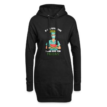 blague amusante sur les chirurgiens plasticiens, - Sweat-shirt à capuche long Femme - noir - Devant