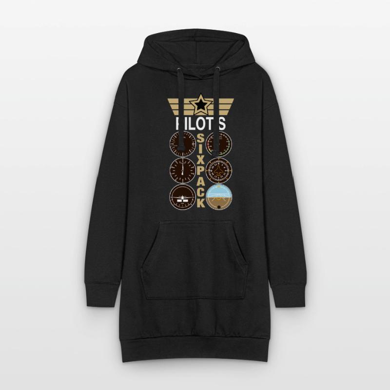 Pilot Flyer SixPack Hoodie Dress