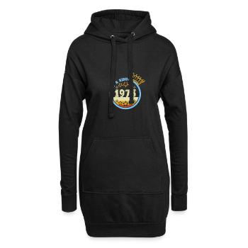 1973 - Hoodie-Kleid - Schwarz - Vorne
