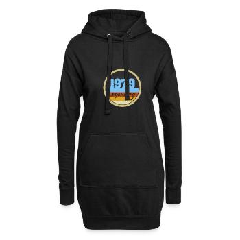 Legendary 1979 - Hoodie-Kleid - Schwarz - Vorne