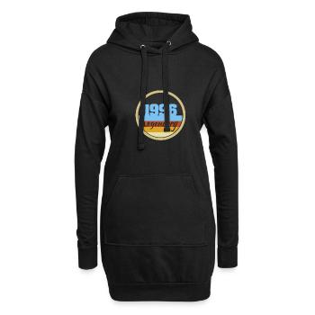 1996 - Hoodie-Kleid - Schwarz - Vorne