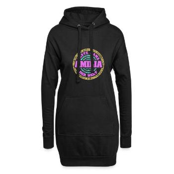 Mutter Amilia - Hoodie-Kleid - Schwarz - Vorne