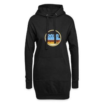 2020 - Hoodie-Kleid - Schwarz - Vorne