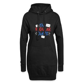 The Regular Did It - Hoodie-Kleid - Schwarz - Vorne