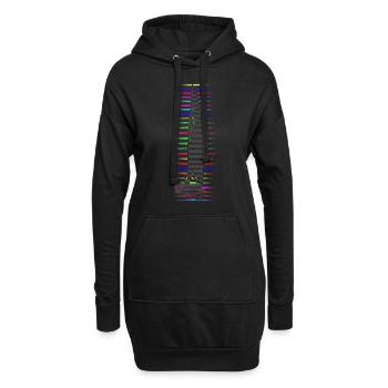 Catamaran Marin - Sweat-shirt à capuche long Femme - noir - Devant
