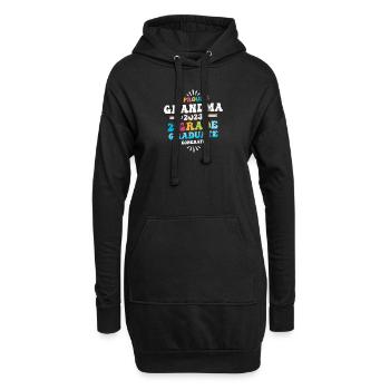 Stolze Oma einer 2. Klasse von 2023 - Hoodie-Kleid - Schwarz - Vorne