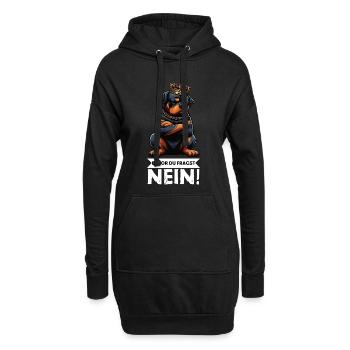 Avant que vous ne demandiez, pas de Rottweiler propriétaire de rottweiler - Sweat-shirt à capuche long Femme - noir - Devant
