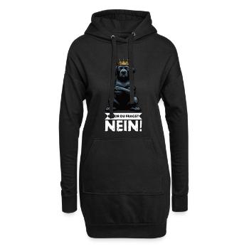 Avant que vous ne demandiez : pas de propriétaire de Labrador Labrador - Sweat-shirt à capuche long Femme - noir - Devant