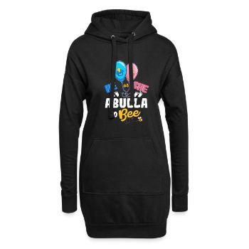 Il ou elle Abuela à Bee grand-mère espagnole - Sweat-shirt à capuche long Femme - noir - Devant