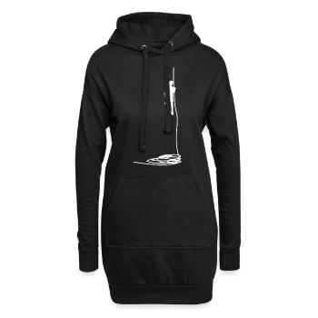 Escalade - (8) - Sweat-shirt à capuche long Femme - noir - Devant