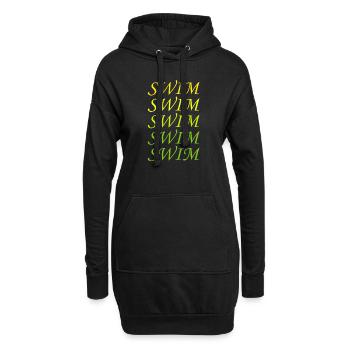 Triathlon Natation Bike Run Marathon - Sweat-shirt à capuche long Femme - noir - Devant