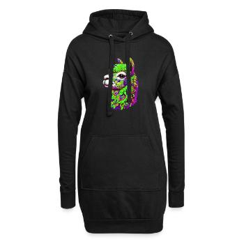 Alpaga - Sweat-shirt à capuche long Femme - noir - Devant