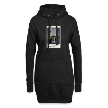 Vie Elche - Sweat-shirt à capuche long Femme - noir - Devant