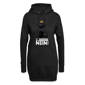 Avant que vous ne demandiez : pas de propriétaire de Labrador Labrador - Sweat-shirt à capuche long Femme - noir - Devant