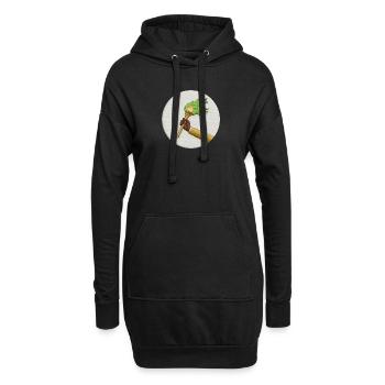 Zaire - Hoodie-Kleid - Schwarz - Vorne