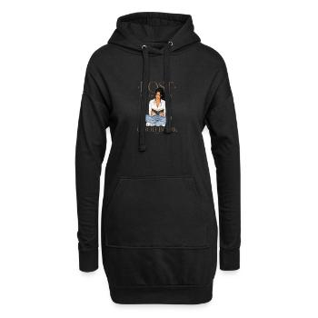 Livres Livres Amour de la lecture - Sweat-shirt à capuche long Femme - noir - Devant