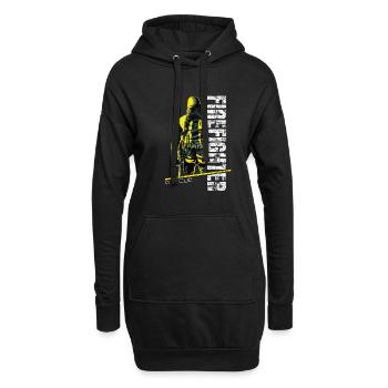 Protecteurs respiratoires - Firefighter Rescue - Sweat-shirt à capuche long Femme - noir - Devant