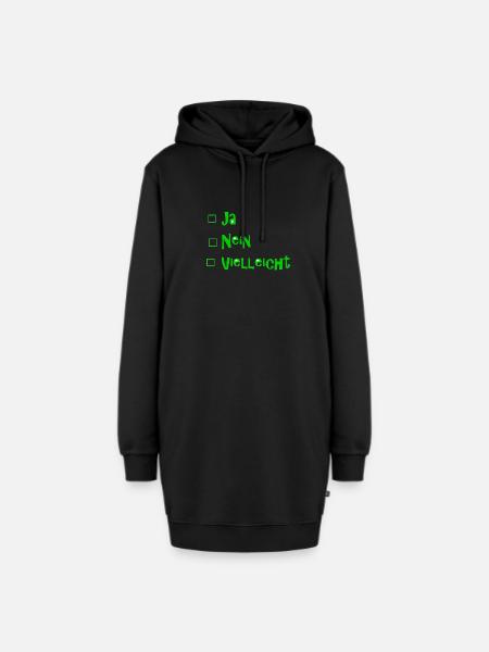 Ja Nein Vielleicht - Hoodie-Kleid - Schwarz
