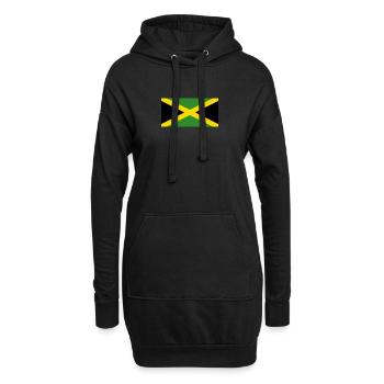 Drapeau national de la Jamaïque - Sweat-shirt à capuche long Femme - noir - Devant