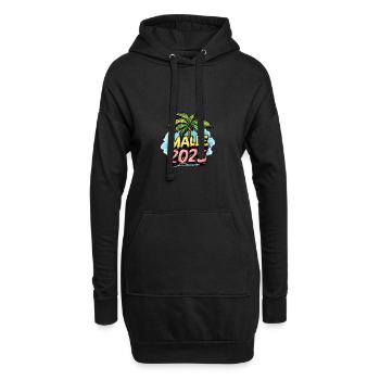 Malle 2025 Mallorca Palme - Hoodie-Kleid - Schwarz - Vorne
