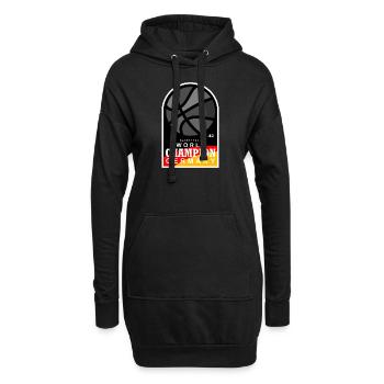 GER BASKETBALL WOLRD CHAMPION 2023 - Hoodie-Kleid - Schwarz - Vorne