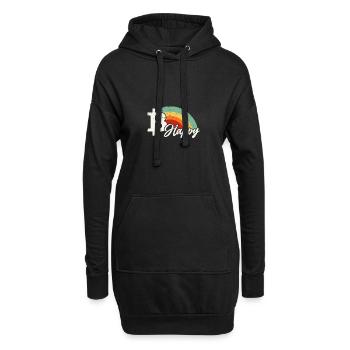 B happy - Bitcoin - Trading Altcoins - Krypto BTC - Hoodie-Kleid - Schwarz - Vorne
