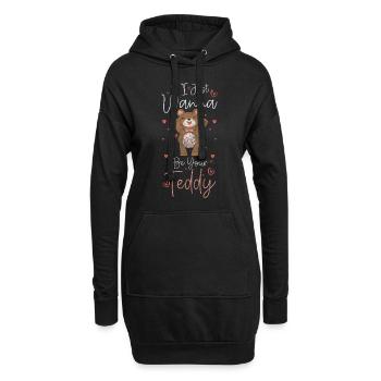 Jouet en peluche Jouet en peluche Snuggle - Sweat-shirt à capuche long Femme - noir - Devant