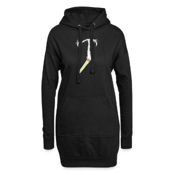 Dormis v2.00Cami - Sweat-shirt à capuche long Femme - noir - Devant