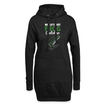 Meilleur capteur de grenouilles au monde Cool Toad Herpetologist A - Sweat-shirt à capuche long Femme - noir - Devant