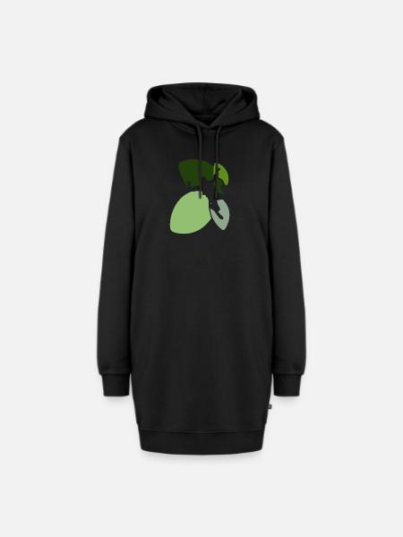Parachuting Luft Base Jumping - Hoodie-Kleid - Schwarz