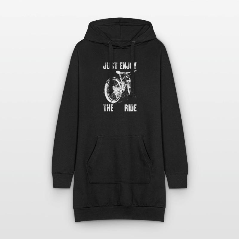 Profitez simplement de la balade à vélo Graphique Sweat-shirt à capuche long Femme