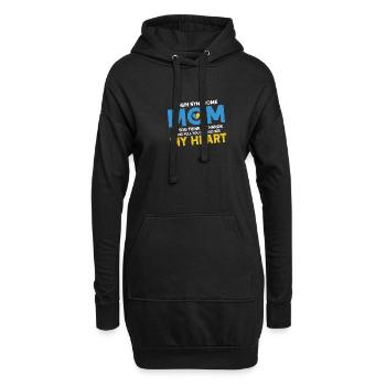 Down Syndrome Down Syndrome Awareness Gift Idea - Hoodie-Kleid - Schwarz - Vorne
