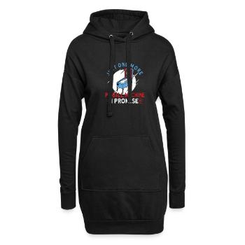 Pinball Machine Pinball Player Funny Pinball - Hoodie-Kleid - Schwarz - Vorne