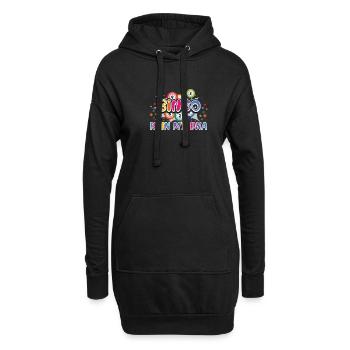 Bingo Jeu de cartes Grand-mère Bingo Joueur Bingo Cartes - Sweat-shirt à capuche long Femme - noir - Devant