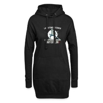 Fechten Trainer Fechter Zaun Sohn Tochter - Hoodie-Kleid - Schwarz - Vorne
