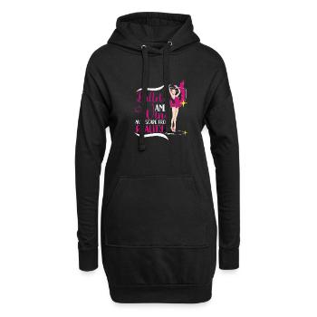 Ballet Ballerine Danse Danse Danse Ballet Cadeau - Sweat-shirt à capuche long Femme - noir - Devant