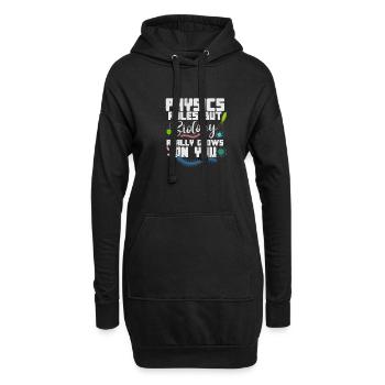 Microbiologist Microbiology Lab Staph Biology - Hoodie-Kleid - Schwarz - Vorne