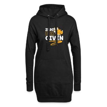 Fuchsliebhaber Füchse Lieben Rotfuchs Niedlicher - Hoodie-Kleid - Schwarz - Vorne