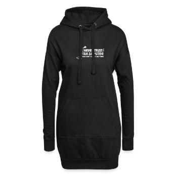 Handicapped Wheelchair Cyborg Leg Arm Amputee - Hoodie-Kleid - Schwarz - Vorne