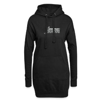 Handicapped Wheelchair Cyborg Leg Arm Amputee - Hoodie-Kleid - Schwarz - Vorne