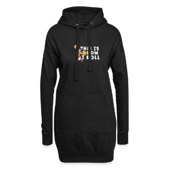 Cheerleading Cheerleader Girl Cheerleading Girl - Hoodie-Kleid - Schwarz - Vorne