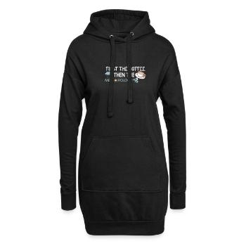 Funny Meteorology Meteorologist Weather Lover - Hoodie-Kleid - Schwarz - Vorne