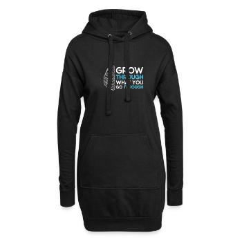 Schlaganfall Survivor Schlaganfall Bewusstsein - Hoodie-Kleid - Schwarz - Vorne